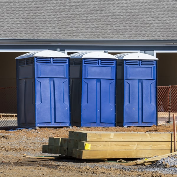 is there a specific order in which to place multiple porta potties in Gasper Ohio